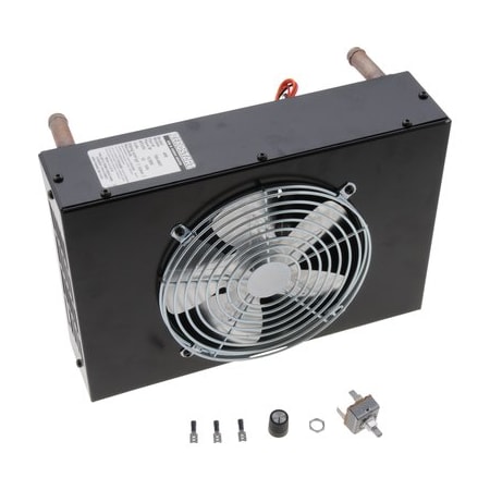 Zerostart Cab & Cargo Heater Model 400 - 12V, 13,500 Btu, 5/8in. 16Mm Hose, Bottom Connections 7000401